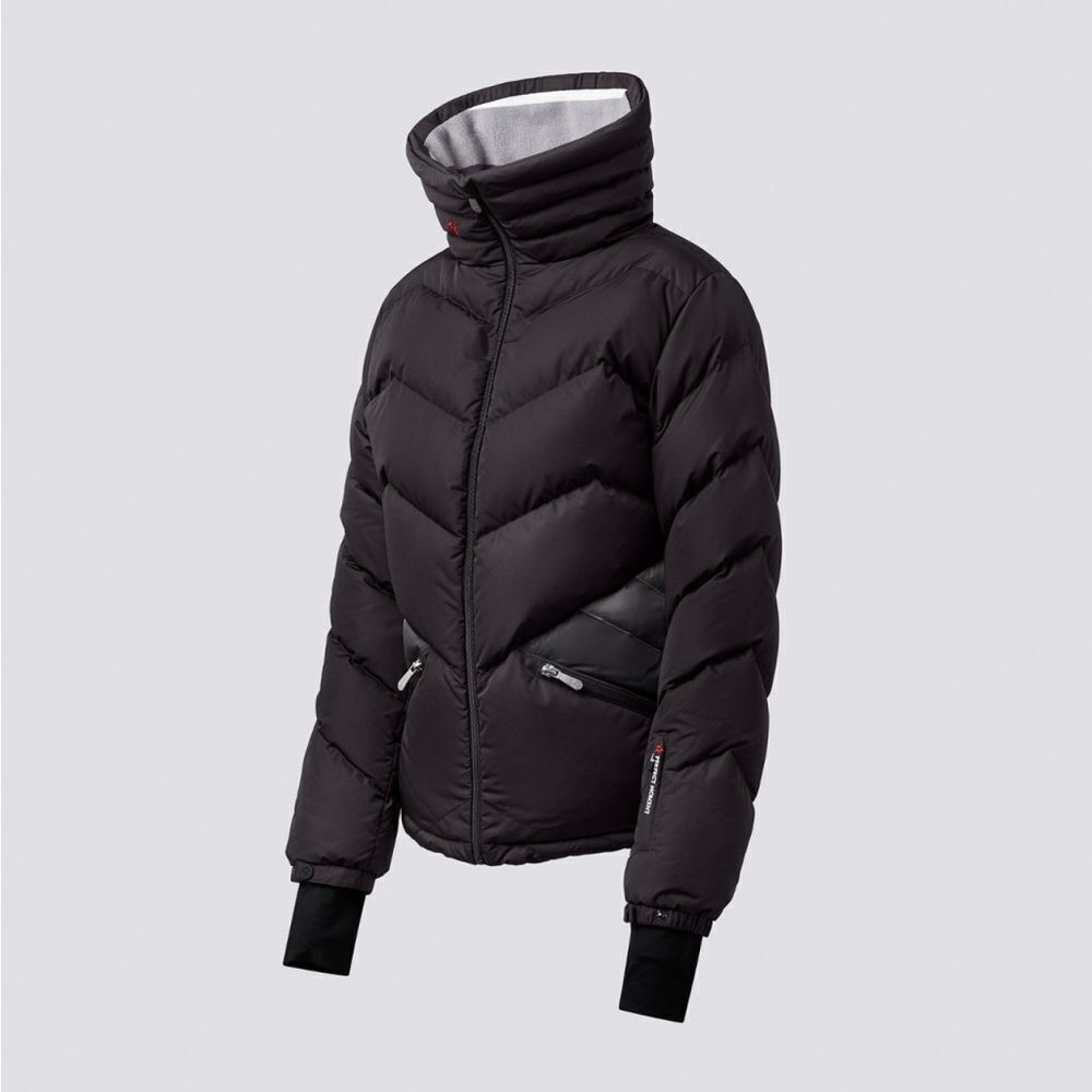 Perfect Moment Womens Ski Jacket Apres Duvet Black NEW NWT large